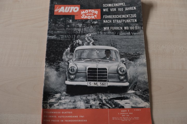 Auto Motor und Sport 01/1962